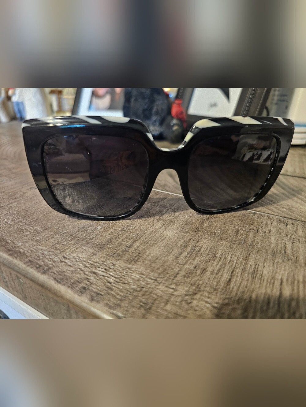 Dolce & Gabbana Black and White Zebra-Print